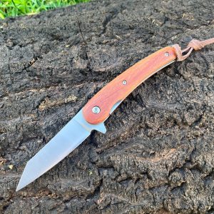 Couteau pliant D2 – Tanto modifié – Palissandre - linerlock