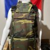 IMG_6641 Gilet de protection NIJ3 woodland italien taille L/XL + 5 plaques NIJ3+