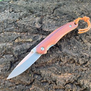 Couteau pliant D2 – Drop point – Linerlock – Palissandre