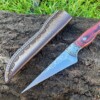 Couteau de découpe acier lame martelée Vendetta des Jos