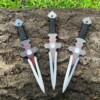 Set de 3 couteaux de lancer – modèle expendable rouge