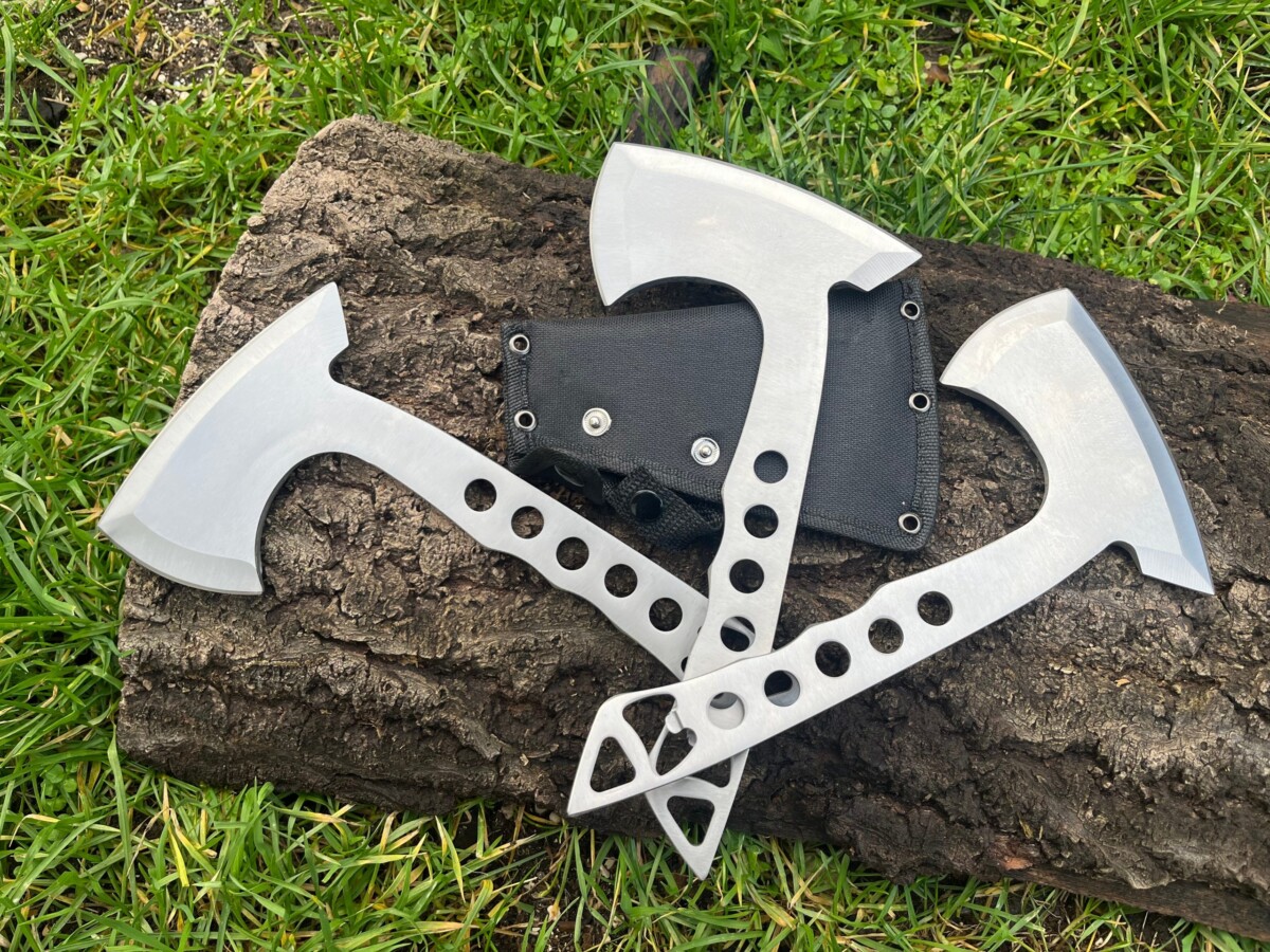 Set de 3 hachettes de lancer - 4mm d'épaisseur