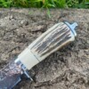 IMG_6831-1.jpg Couteau Fixe Damas VG-10 – Bois de Cerf & Ivoire – 19 cm