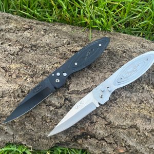 Couteau automatique acier intégral – 23,5 cm