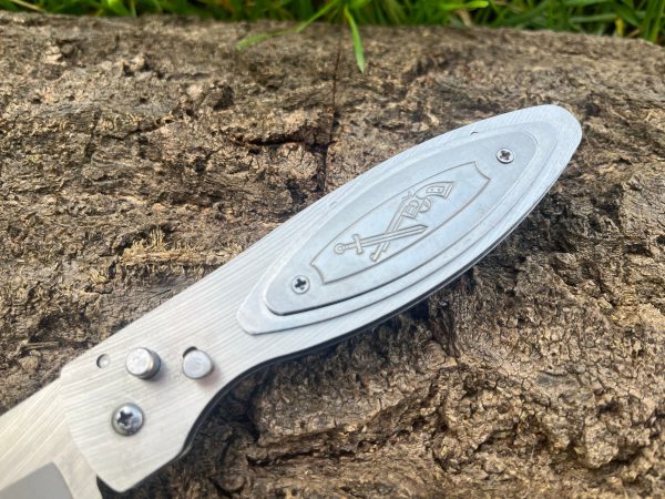 Couteau automatique acier intégral – 23,5 cm