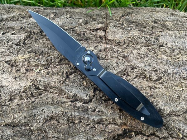 Couteau automatique acier intégral – 23,5 cm