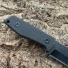 Couteau compact tanto D2 — full tang avec étui kydex