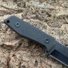 Couteau compact tanto D2 — full tang avec étui kydex