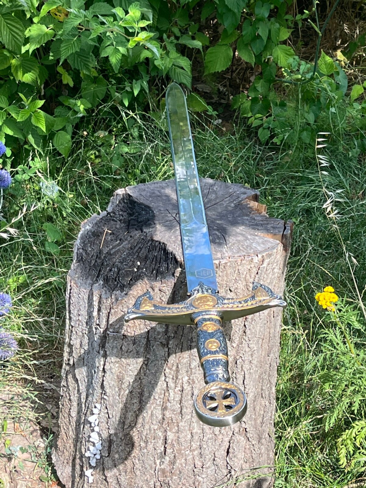 IMG_7185 Épée templier 108cm DEUS VULT LLF