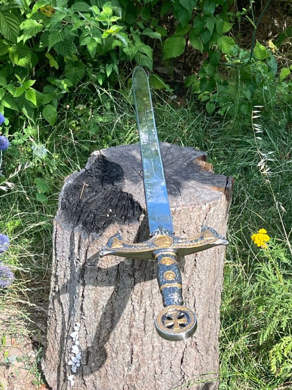 IMG_7185 Épée templier 108cm DEUS VULT LLF