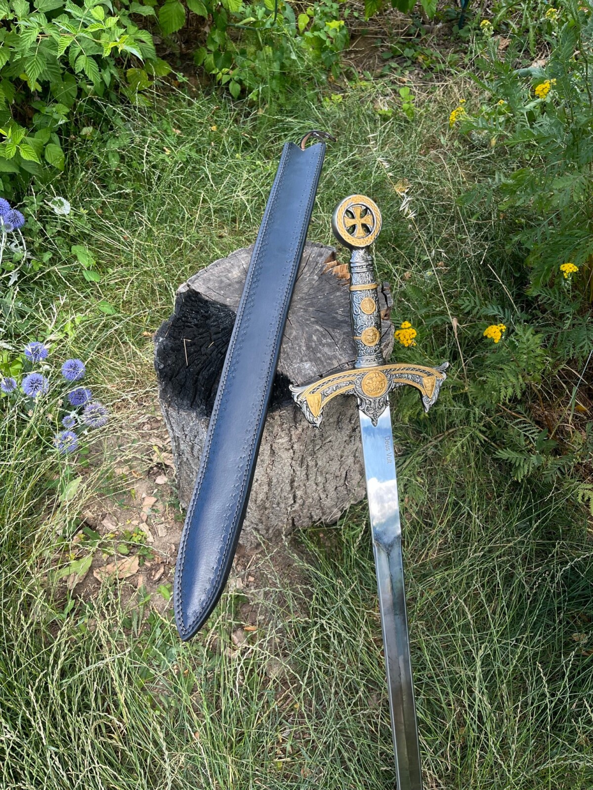 IMG_7193 Épée templier 108cm DEUS VULT LLF