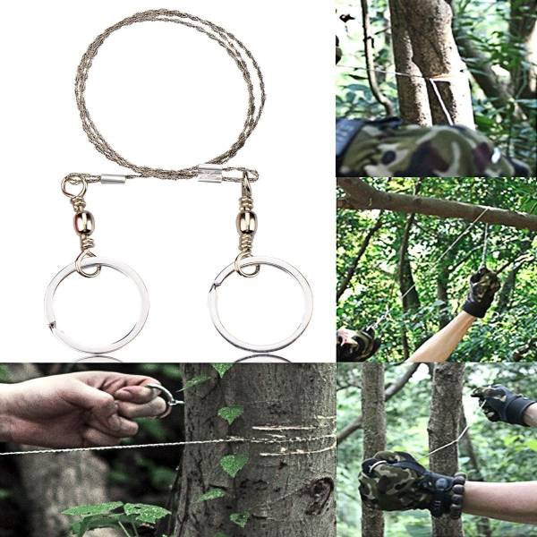 scie câble de survie 72 cm compacte légère outdoor vue principale