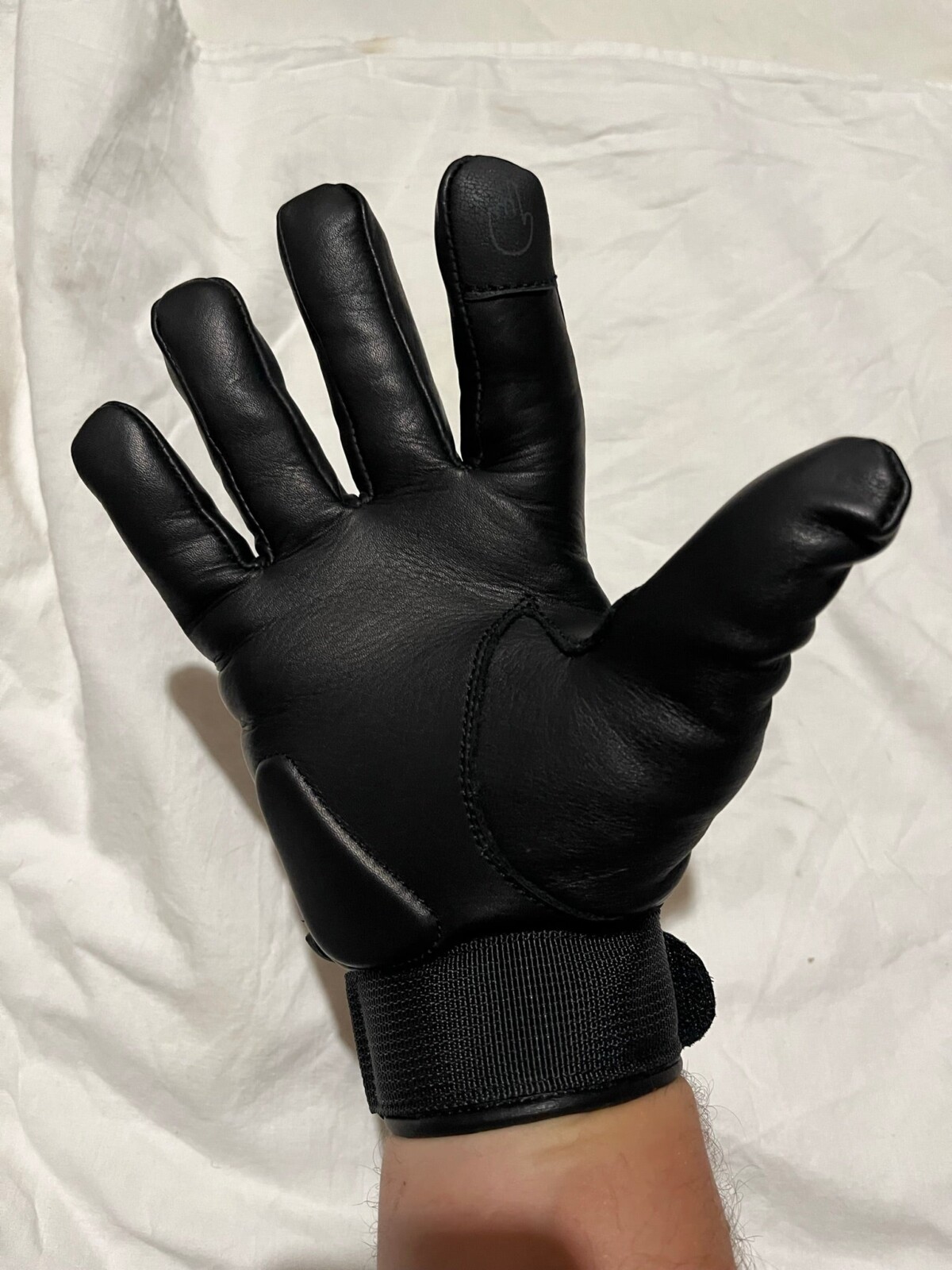 IMG_7626 Gants lestés DÉFENSEUR LLF cuir - kevlar - EVA