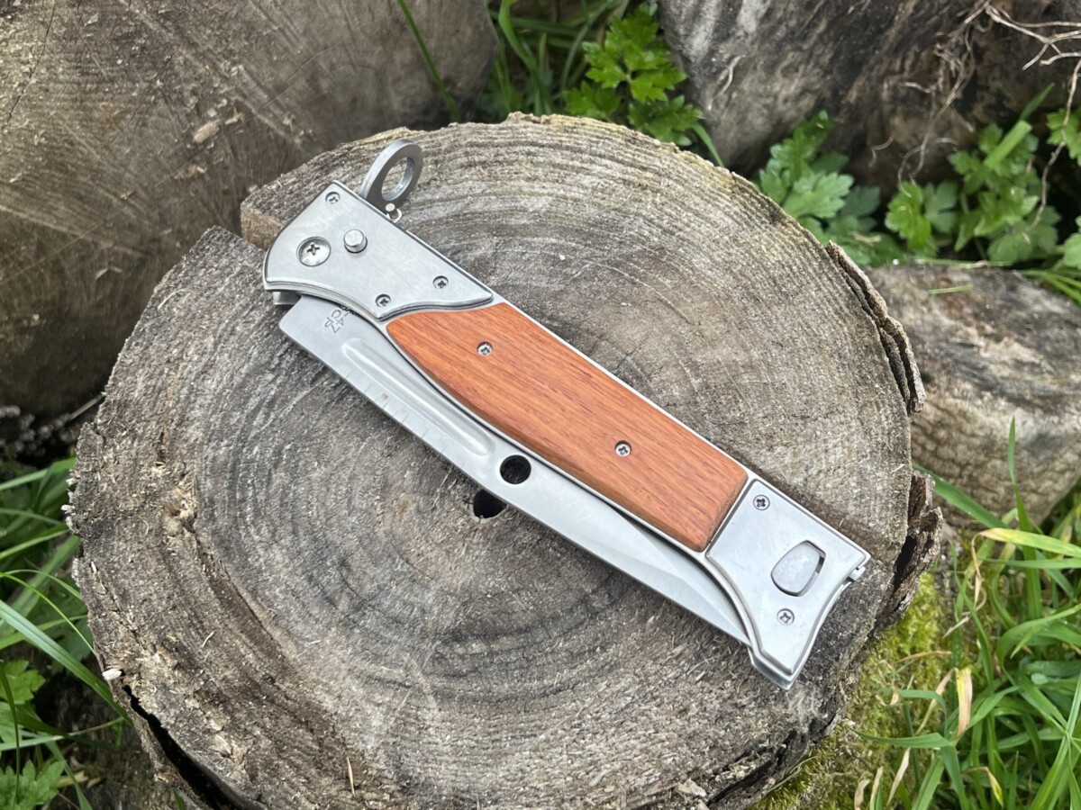 IMG_7667 Couteau automatique CCCP AK47 – Baïonnette soviétique 34 / 22 cm – Bois & acier