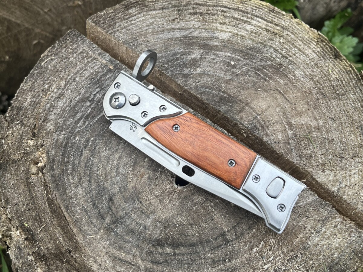 IMG_7673 Couteau automatique CCCP AK47 – Baïonnette soviétique 34 / 22 cm – Bois & acier