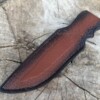 Couteau Bowie Double Grip M390 – Bois de Rose & Étui Cuir