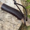 IMG_8661 hache templiere forgee LLF 43 cm acier 1055 gravure Deus Vult