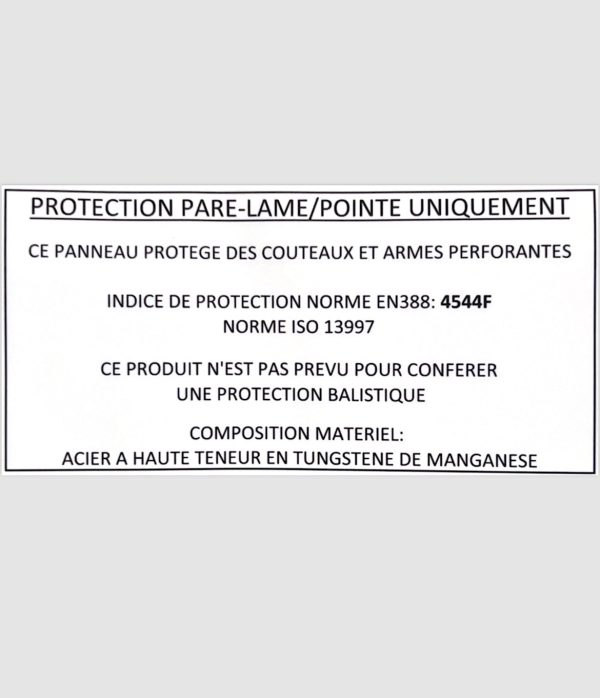 IMG_9975 Gilet de protection lame/pointe LLF niveau 5