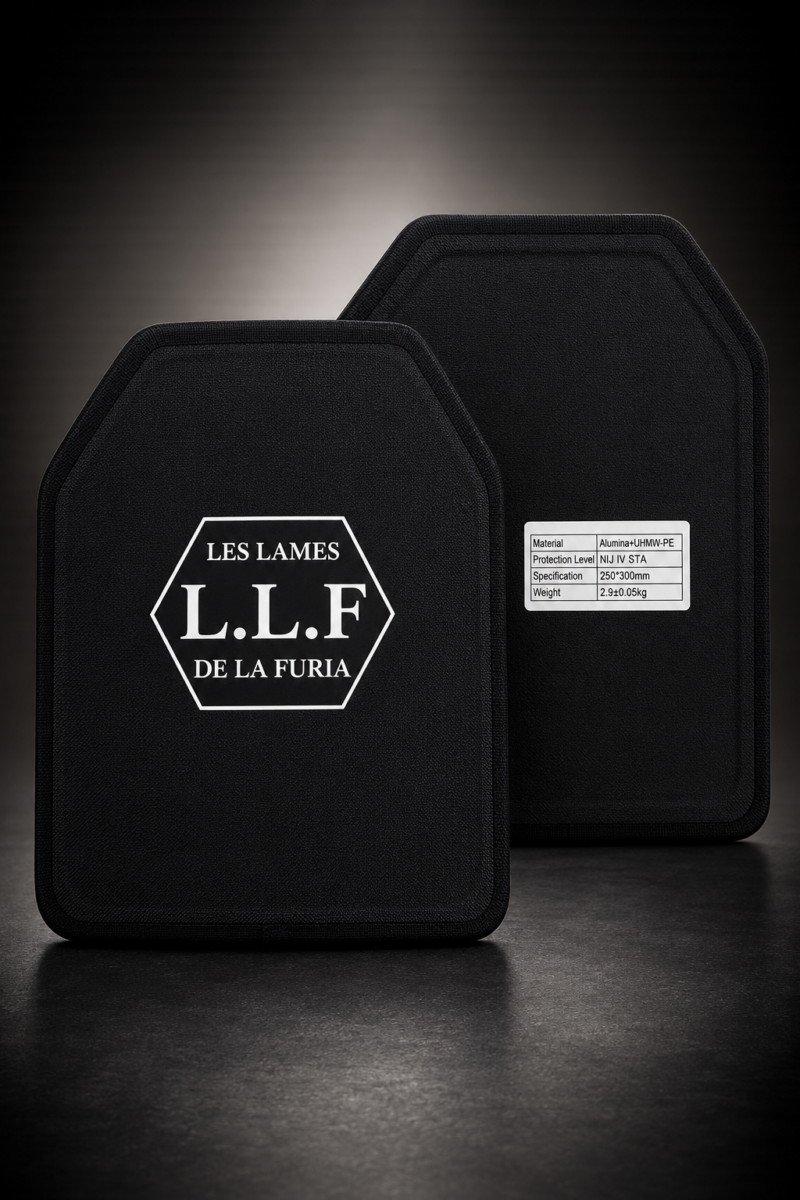 Plaques balistiques NIJ IV Stand Alone Alumine UHMW-PE 25x30 cm LLF