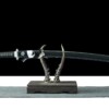 1 Katana White Shadow – Lame 72 cm – Acier 1045 – Full Tang – Finition Noir & Blanc