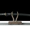 1 Katana Shadow Line – Lame 72 cm – Acier 1045 – Full Tang – Finition Noir & Or