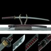 10(7) Katana LLF Blood Shadow – Acier T10 – Lame 72 cm – Full Tang – Trempe à l’huile