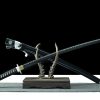 2 katana LLF White Shadow 1045 noir blanc contraste lame