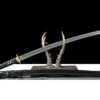 2 Katana Shadow Line – Lame 72 cm – Acier 1045 – Full Tang – Finition Noir & Or
