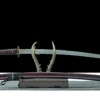 3(6) Katana LLF Blood Shadow – Acier T10 – Lame 72 cm – Full Tang – Trempe à l’huile