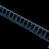 6 Katana Shadow Blue – Lame 72 cm – Acier 1045 – Full Tang – Trempe à l’huile