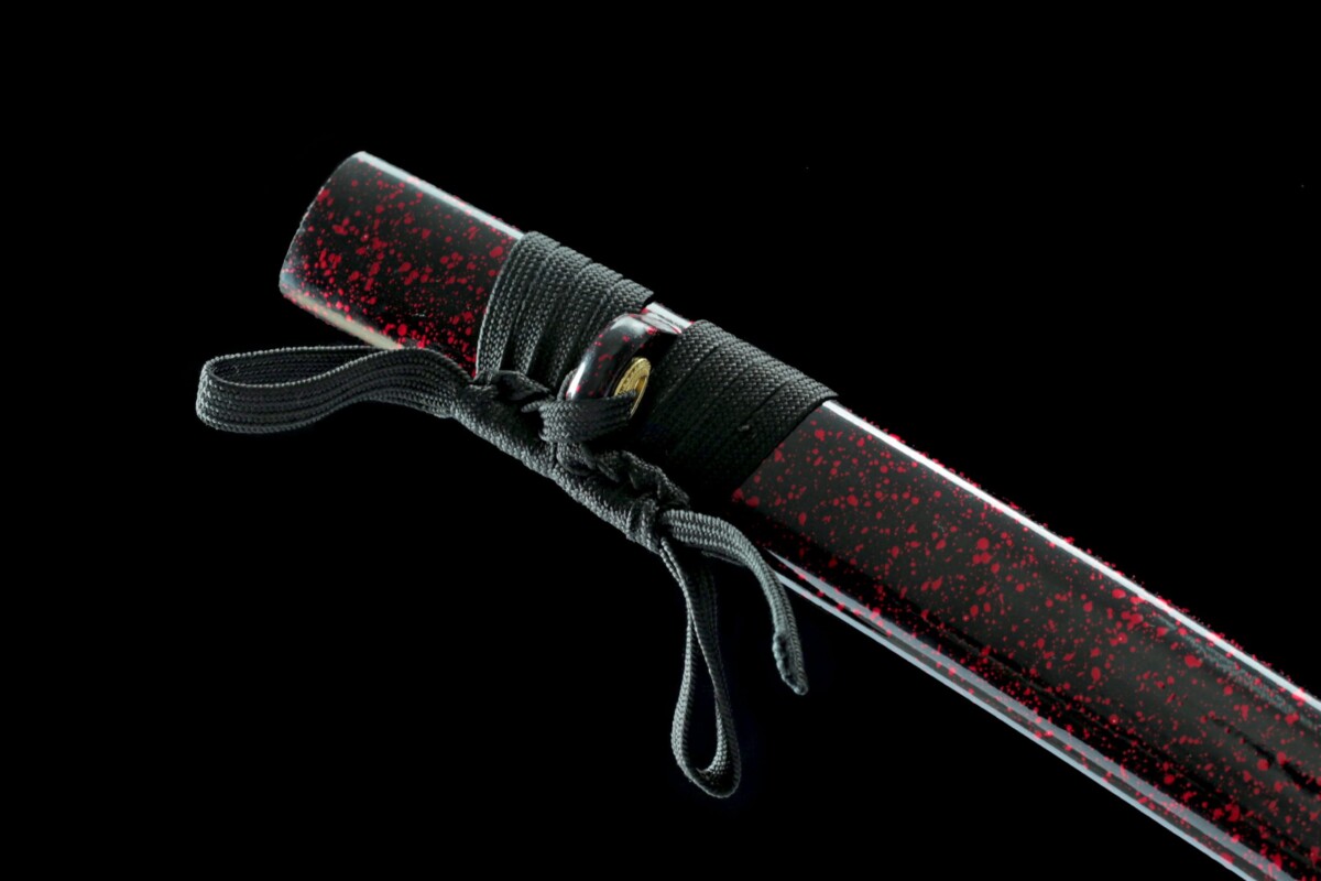 6(5) Katana LLF Blood Shadow – Acier T10 – Lame 72 cm – Full Tang – Trempe à l’huile