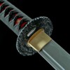 7(10) Katana LLF Blood Shadow – Acier T10 – Lame 72 cm – Full Tang – Trempe à l’huile