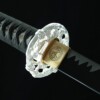7(21) Katana White Shadow – Lame 72 cm – Acier 1045 – Full Tang – Finition Noir & Blanc