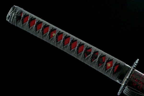 Katana LLF Blood Shadow – Acier T10 – Lame 72 cm – Full Tang – Trempe à l’huile