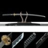 9 Katana Shadow Line – Lame 72 cm – Acier 1045 – Full Tang – Finition Noir & Or