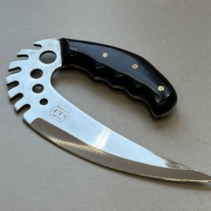 couteau Arctique Ulu Viking lame nordique 19 cm acier X50CrMoV15 vue principale