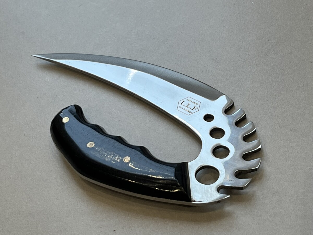 Couteau Arctique Ulu Viking – lame nordique 19 cm – acier X50CrMoV15