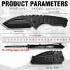 Couteau pliant Iron Machete – Acier D2 – 21,7 cm