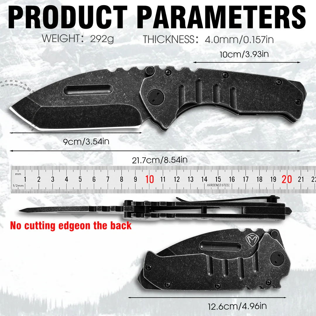 Couteau pliant Iron Machete – Acier D2 – 21,7 cm