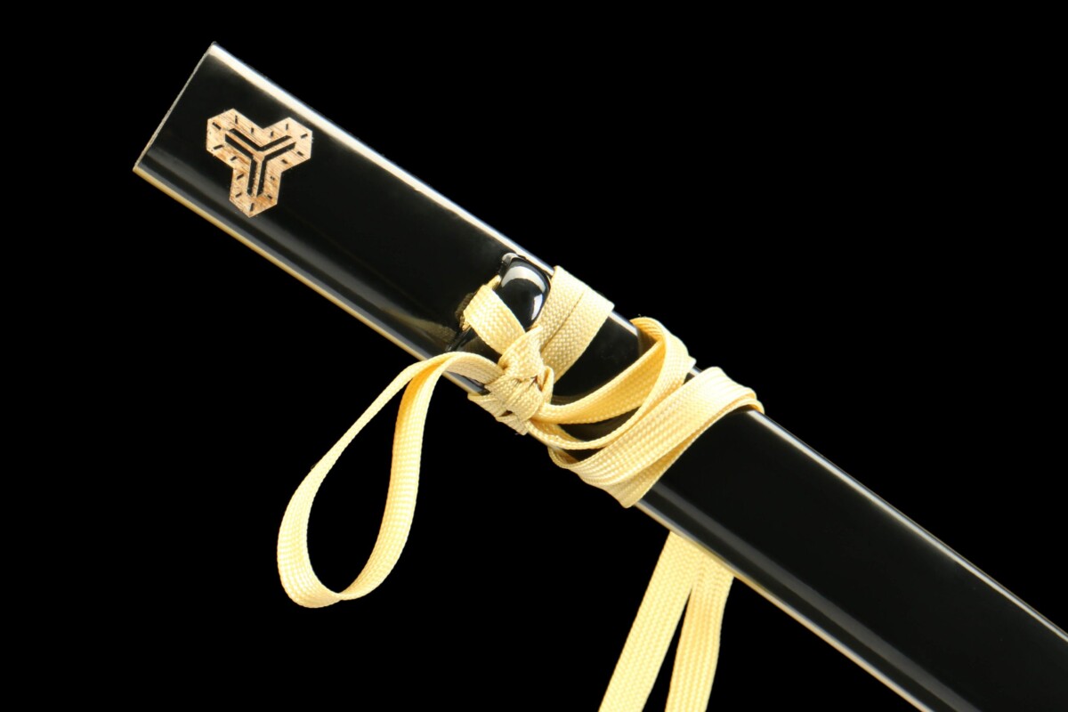 IMG_6729 Katana LLF Black Gold – Acier T10 – Lame 72 cm – Full Tang – Trempe à l’huile