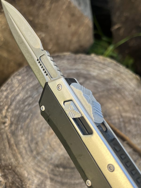 Couteau automatique Vector OTF – système triple commande - lame spear 9,5 cm