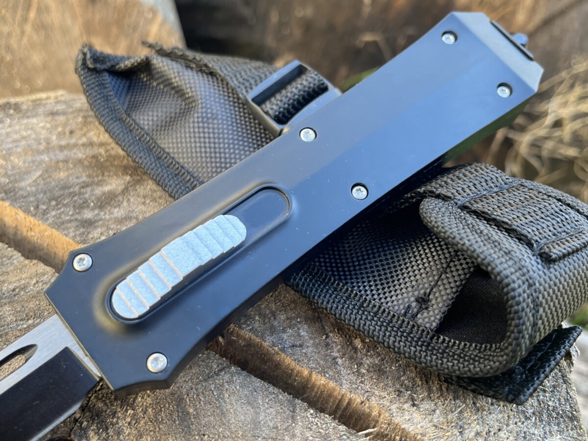 IMG_7340 Couteau automatique Kage Tanto OTF – lame 9 cm