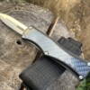 IMG_7346 Couteau automatique Spectre OTF – acier D2 – manche carbone