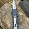 IMG_7347 Couteau automatique Spectre OTF – acier D2 – manche carbone