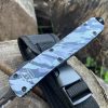 IMG_7391 Couteau OTF LLF Urban Frost – Lame Spear 9 cm – Dentelé
