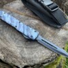 Couteau OTF LLF Urban Frost – Lame Spear 9 cm – Dentelé