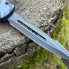 IMG_7393 Couteau OTF LLF Urban Frost – Lame Spear 9 cm – Dentelé