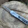 Couteau OTF LLF Urban Frost – Lame Spear 9 cm – Dentelé