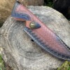IMG_7409 Couteau martelé VG10 Dragonspire Edge – lame 13,5 cm – étui cuir premium