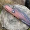 IMG_7410 Couteau martelé VG10 Dragonspire Edge – lame 13,5 cm – étui cuir premium